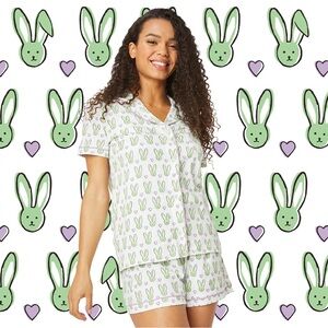 Roller Rabbit Love Bunnies Polo Pajamas